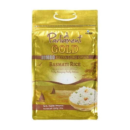 Parliament Gold Jumbo Extra Long Grain Basmati Rice 10lb