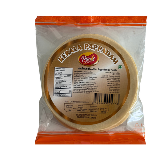 Paul’s Pappadam 150g
