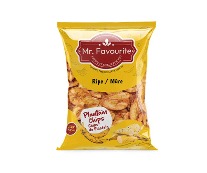 Mr. Favourite Plantain Chips Ripe 200g