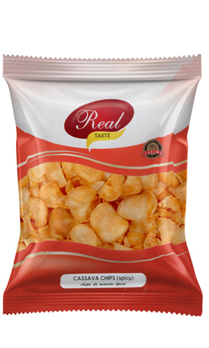 Real Taste Cassava Chips Spicy 200g