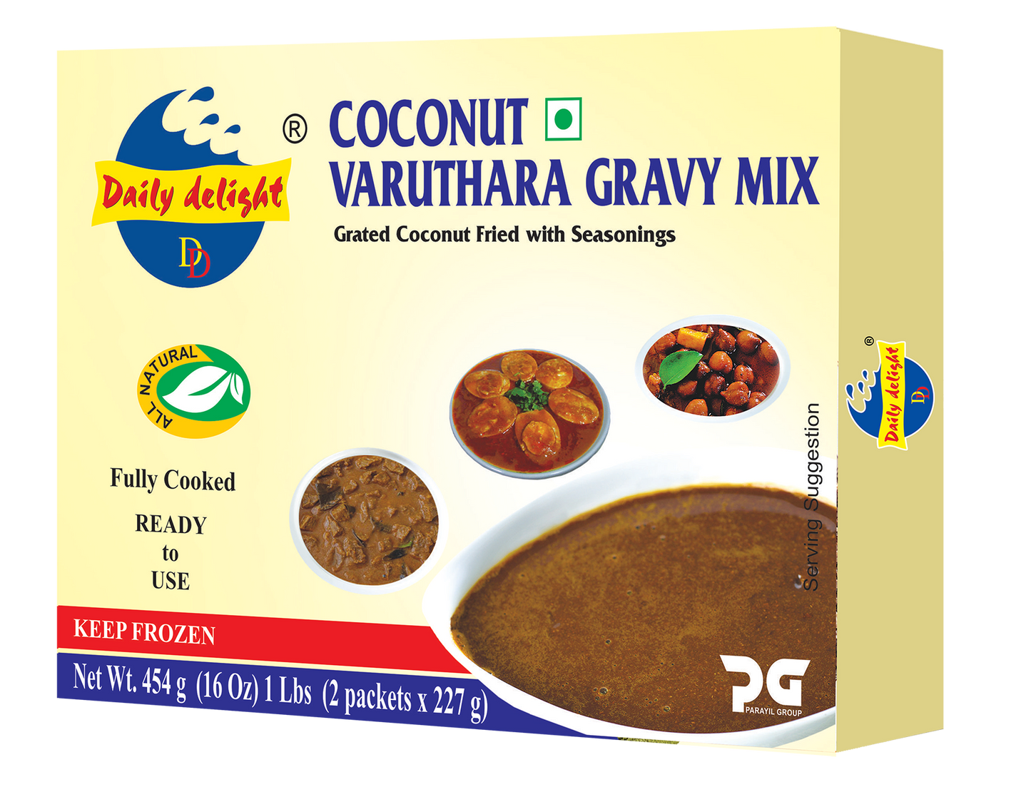 Daily Delights Coconut Varuthara Gravy Mix 454g