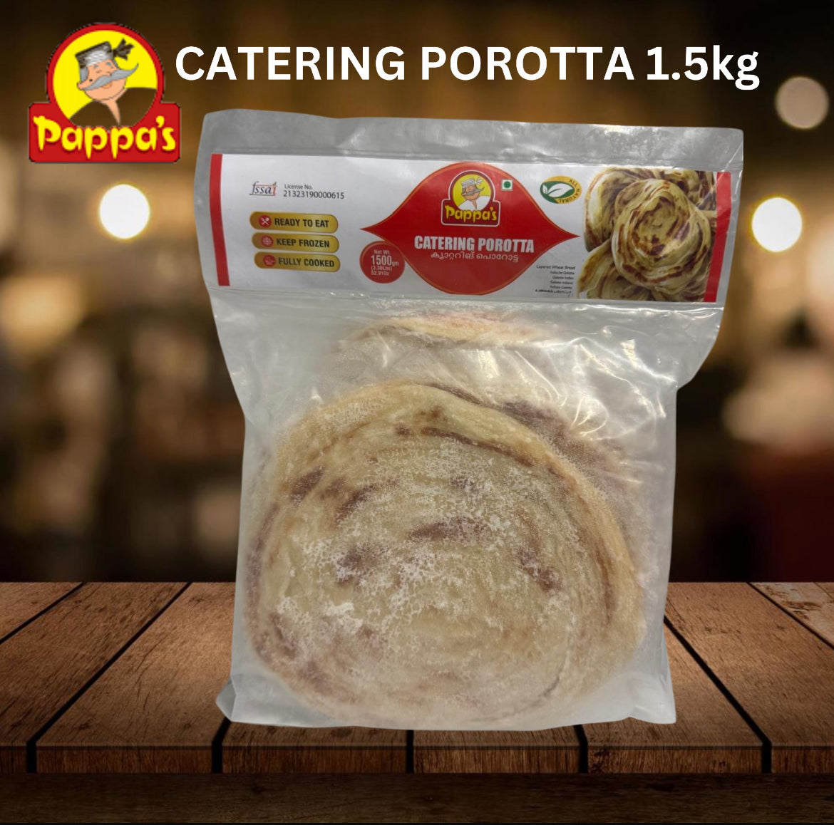 Pappa’s Restaurant Porotta 1.5kg