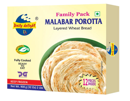 Daily Delights Malabar Porotta 908g