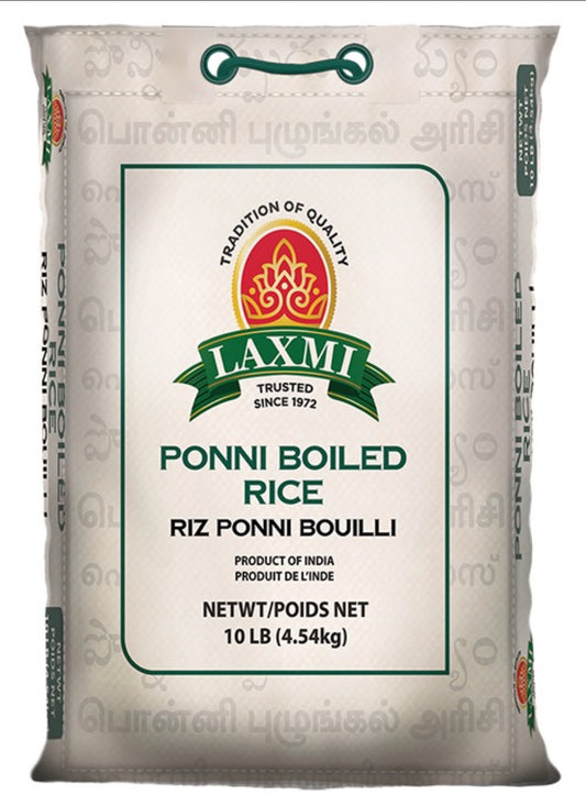 Laxmi Ponni Boiled Rice 10lb