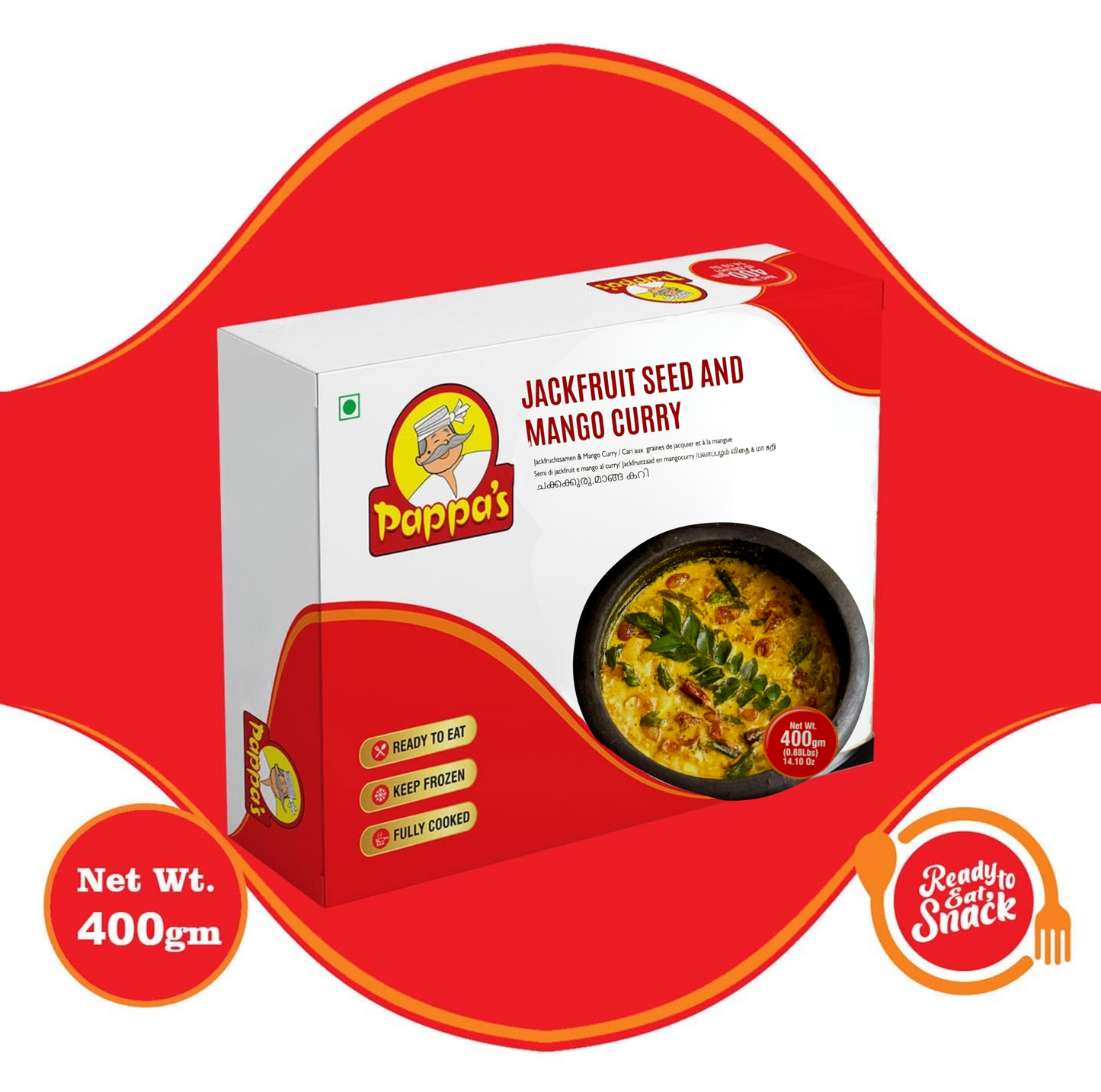Pappa’s Jackfruit Seed & Mango Curry 400g
