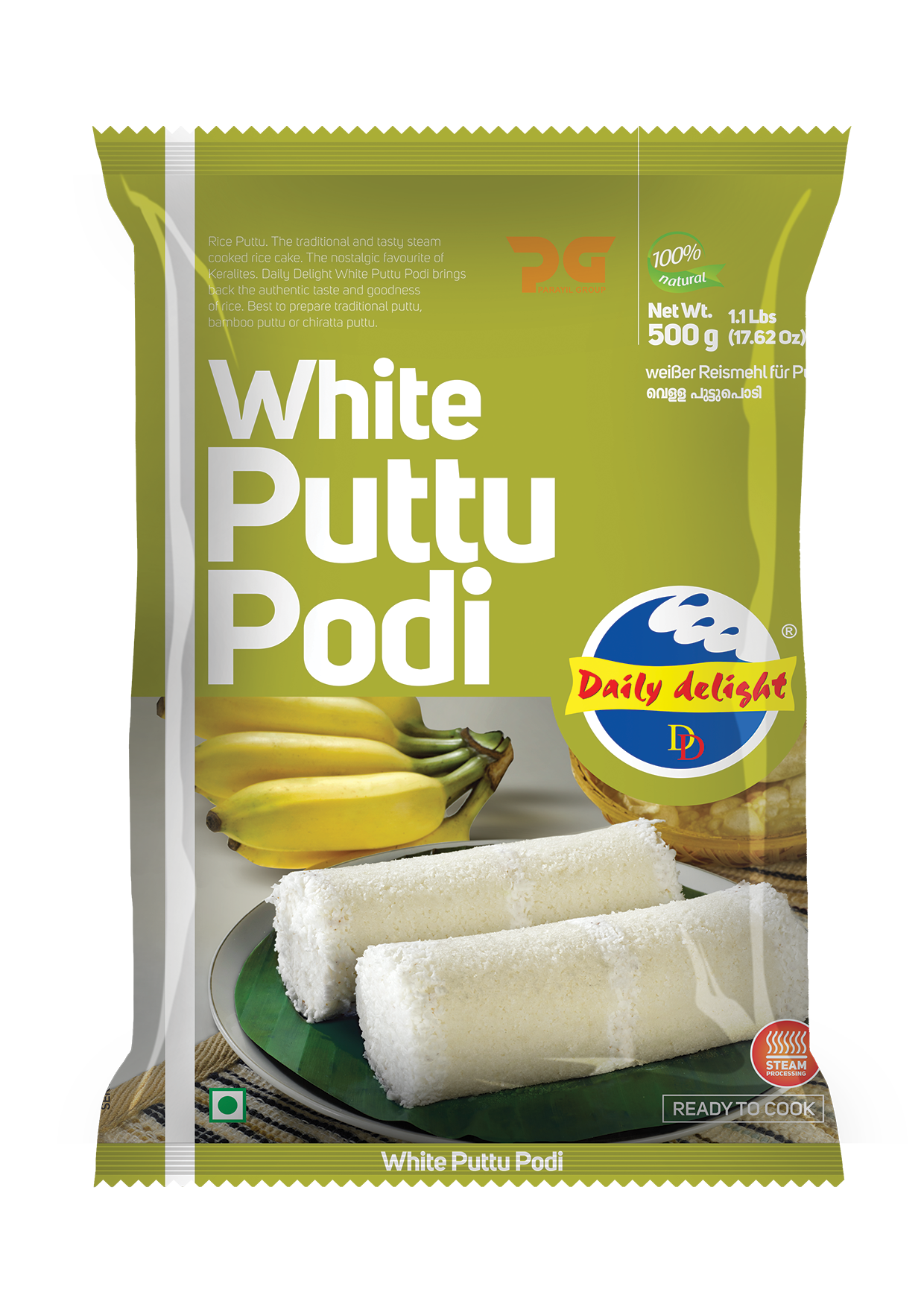 Daily Delight Puttu Podi White 1Kg