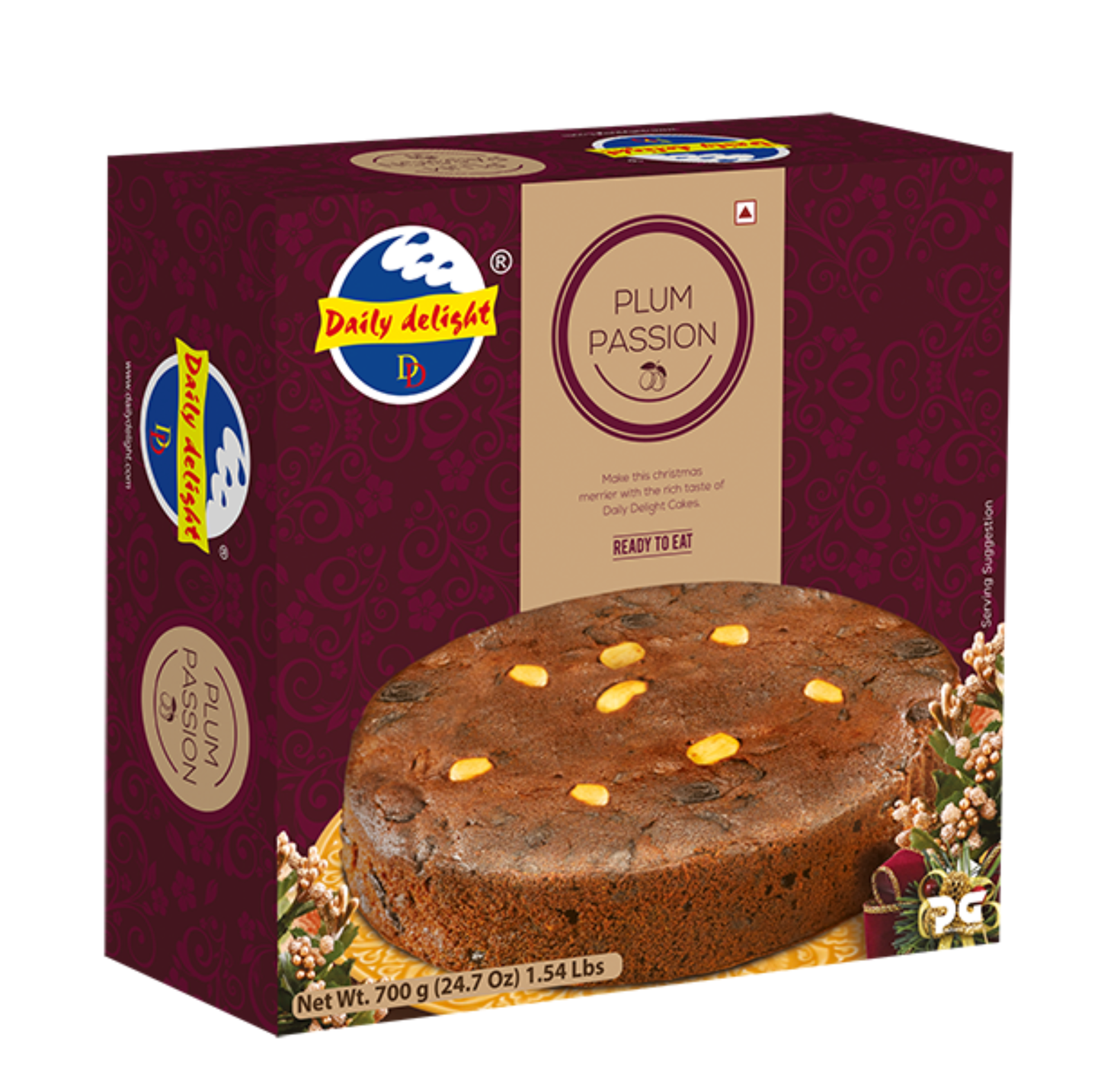 Daily Delight Plum Passion Cake 700g